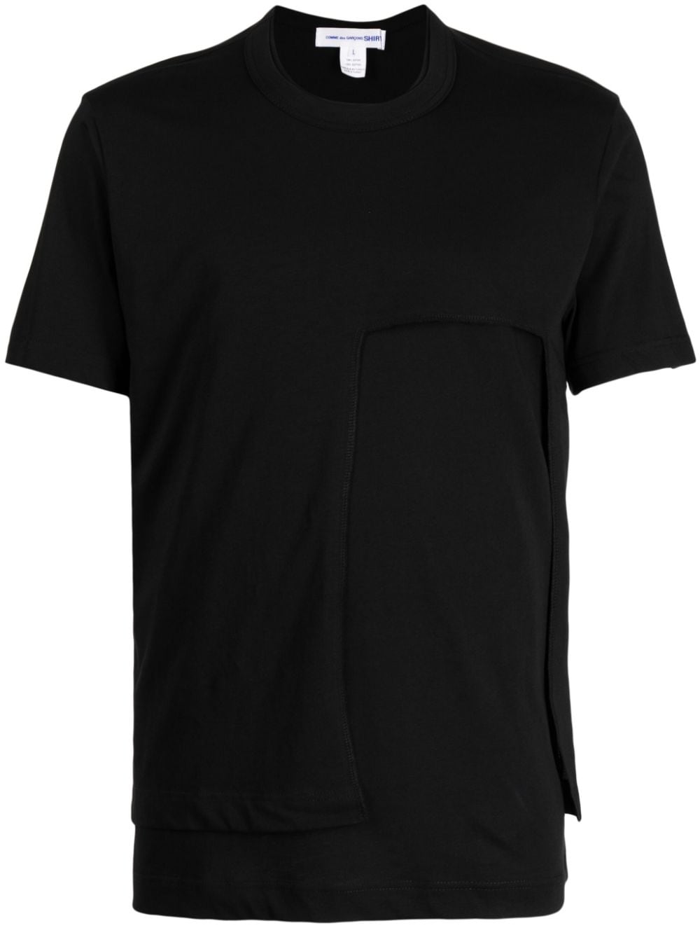 Comme Des Garçons Shirt Gelaagd T-shirt - Zwart