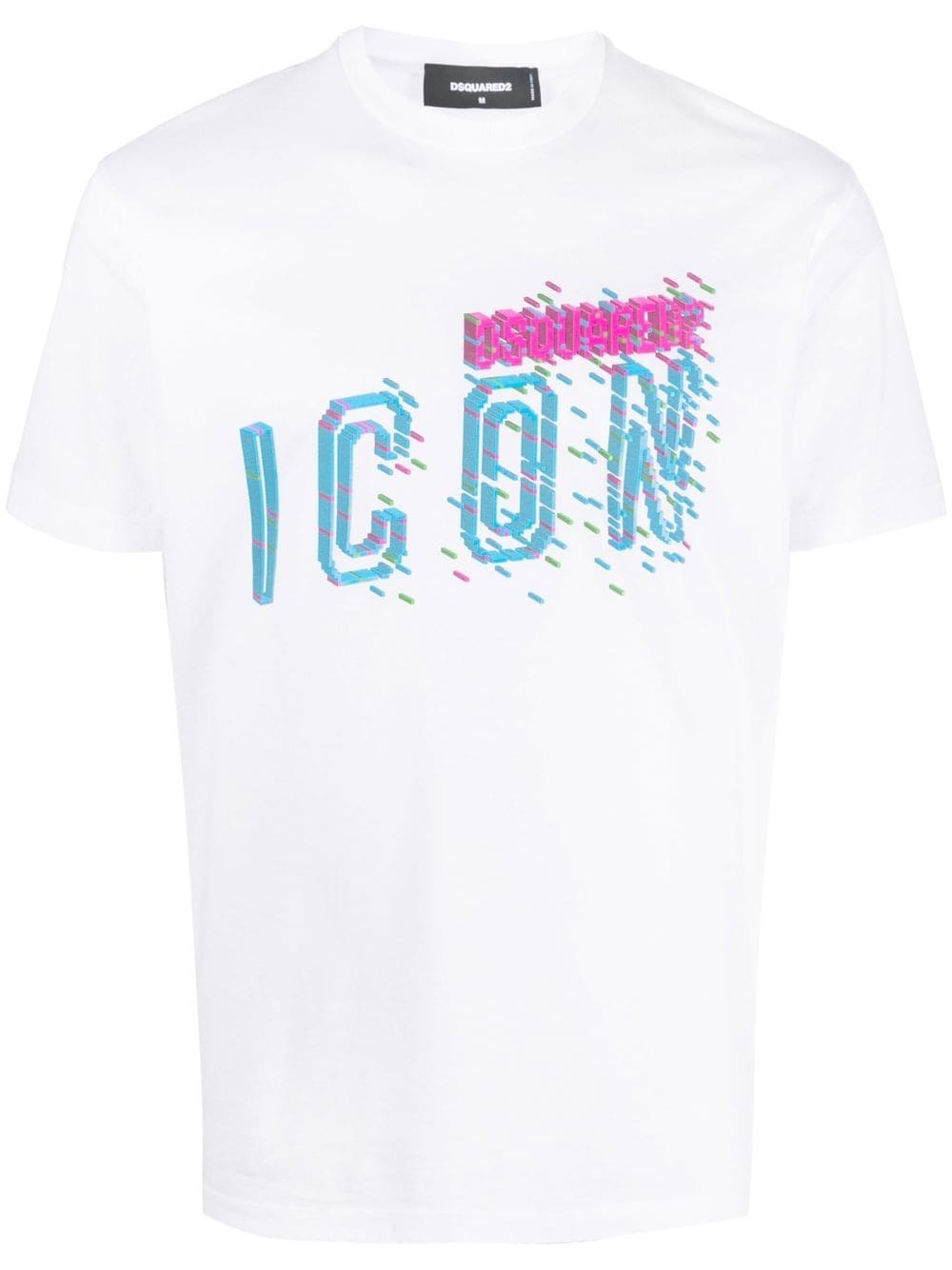 Dsquared2 Icon-print cotton T-shirt - Wit