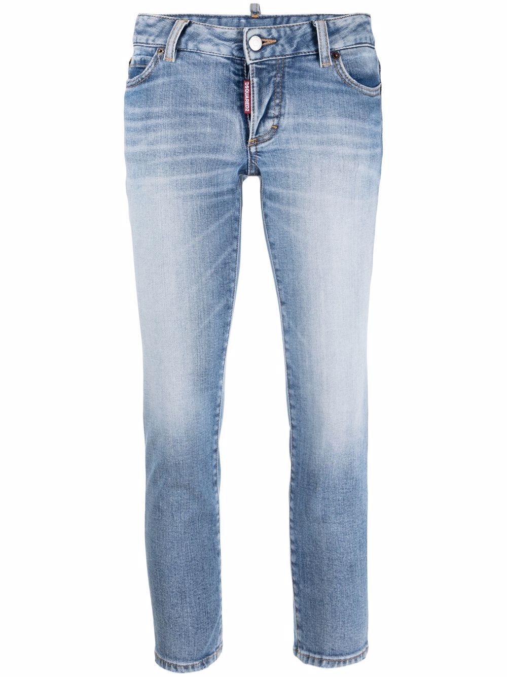 Dsquared2 Jeans met logopatch - Blauw