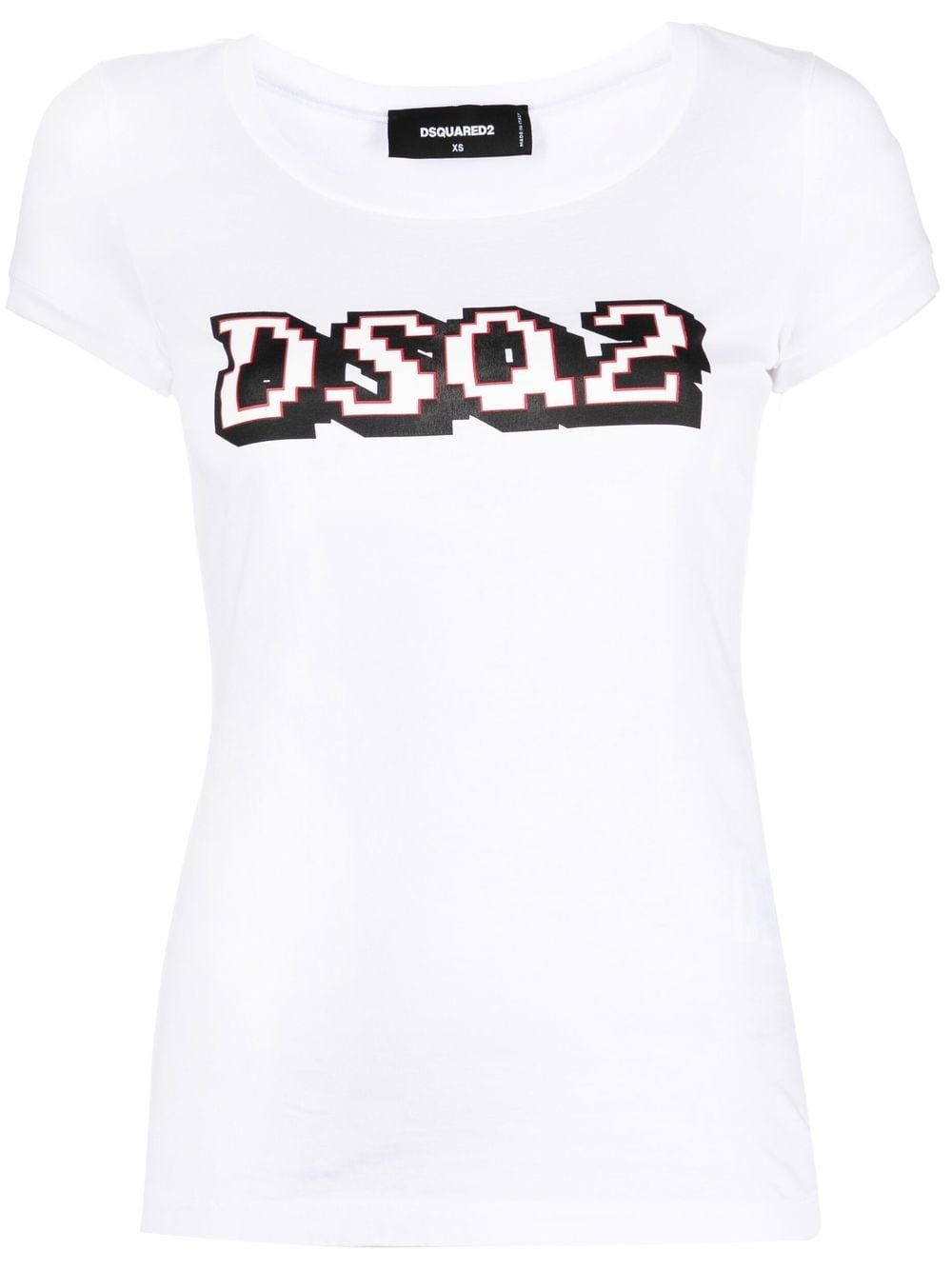 Dsquared2 graphic-print cotton T-shirt - Wit