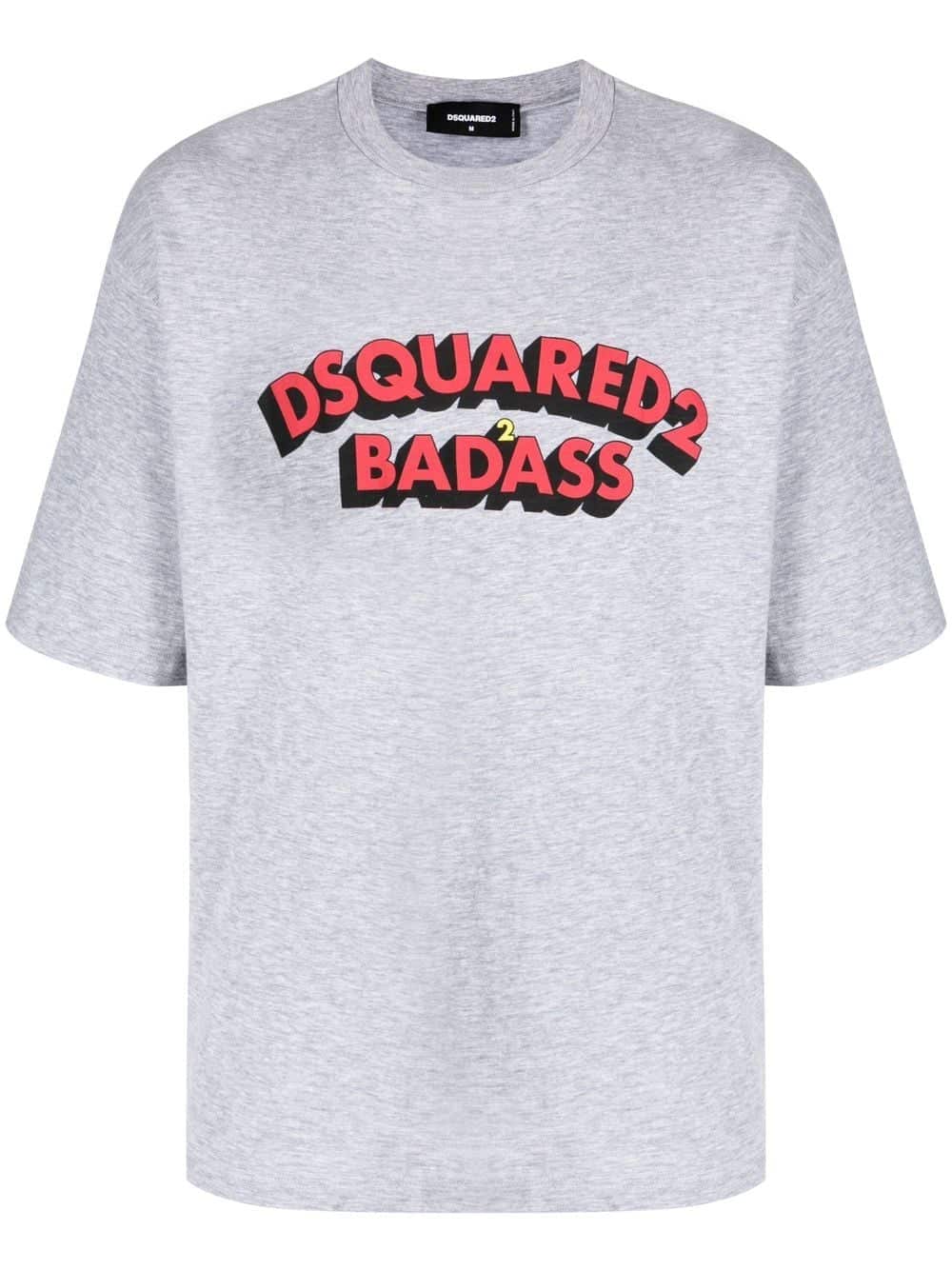 Dsquared2 logo-print cotton T-shirt - Grijs