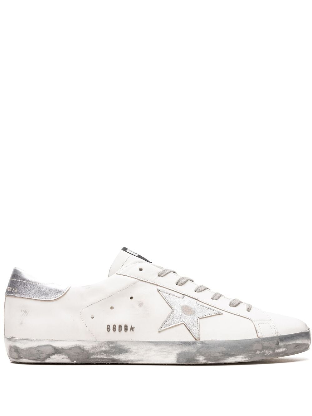 Golden Goose "Super-Star Classic ""White/Silver"" sneakers" - Wit