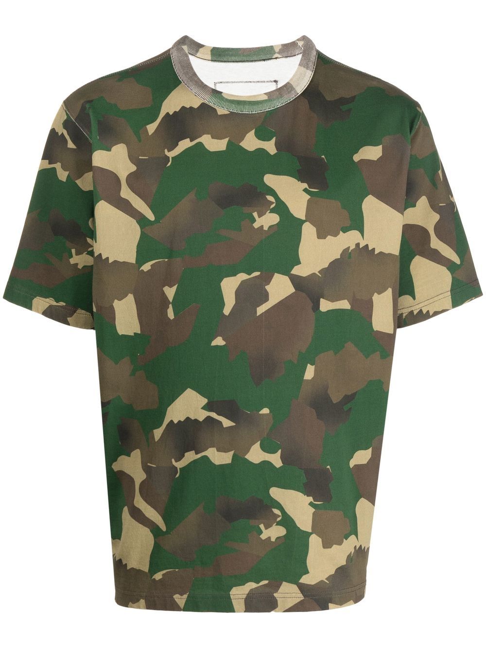 Heron Preston T-shirt met camouflageprint - Groen