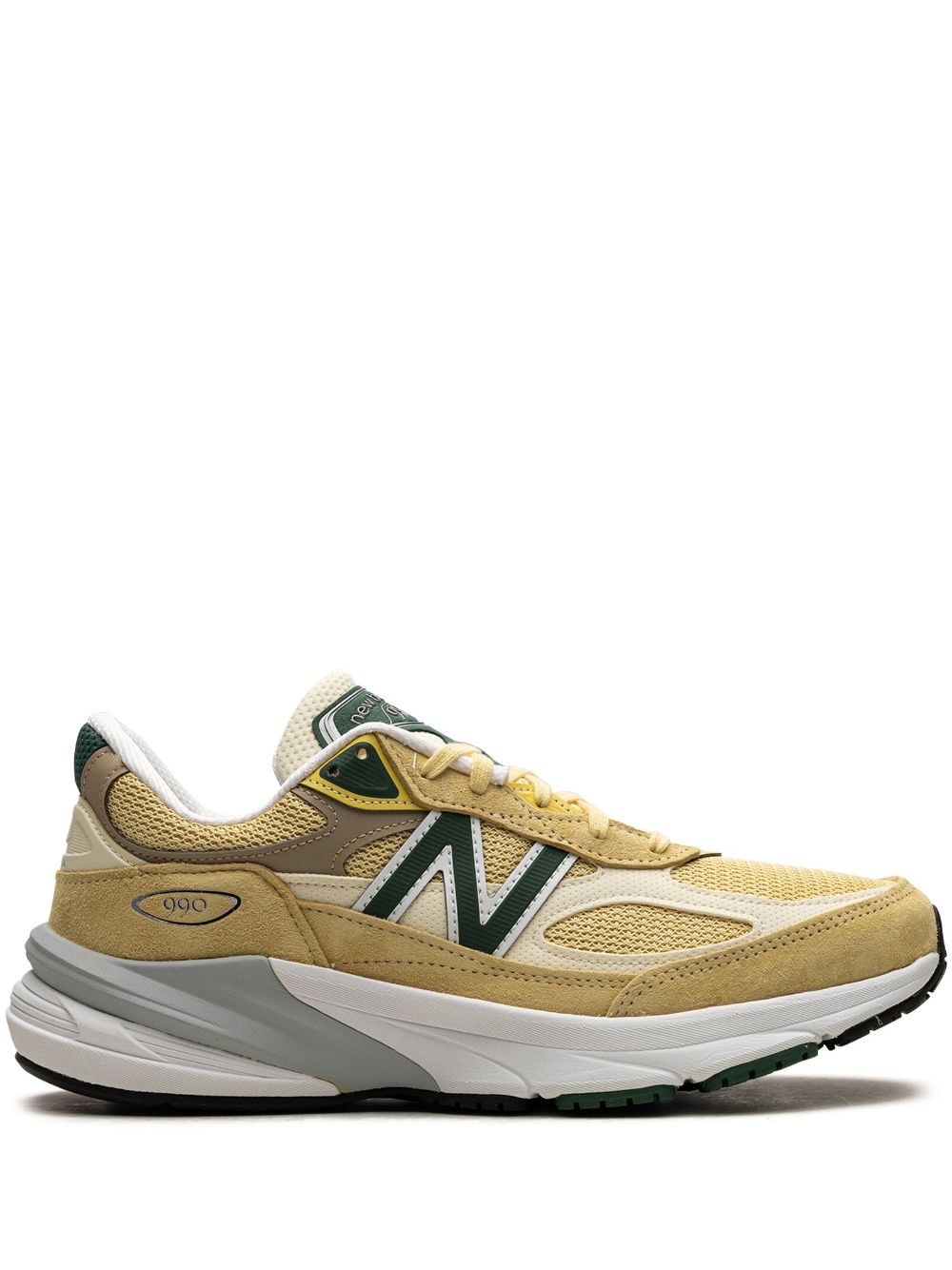 New Balance "990 ""Pale Yellow/Forest Green"" sneakers" - Geel