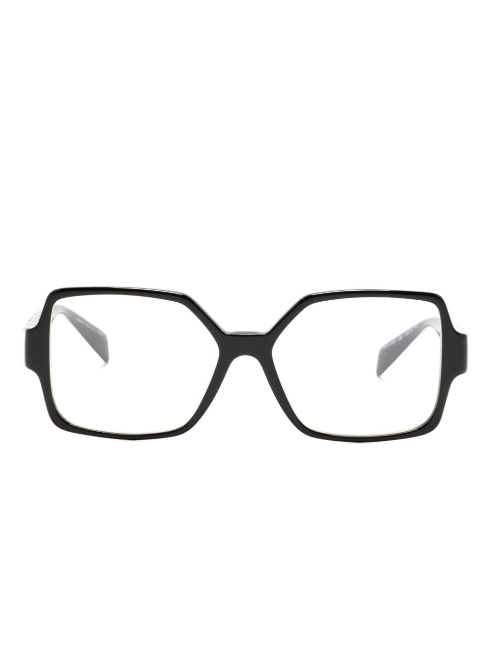 Versace Eyewear Bril met vierkant montuur - Zwart