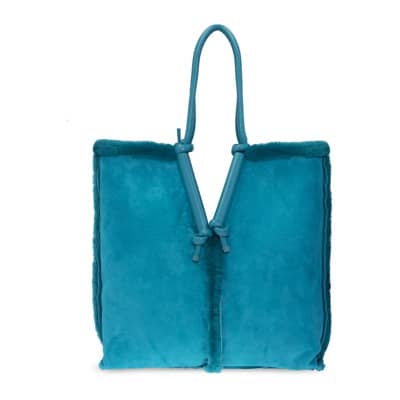 Bottega Veneta Leather Shopper Bag Bottega Veneta , Blue , Dames