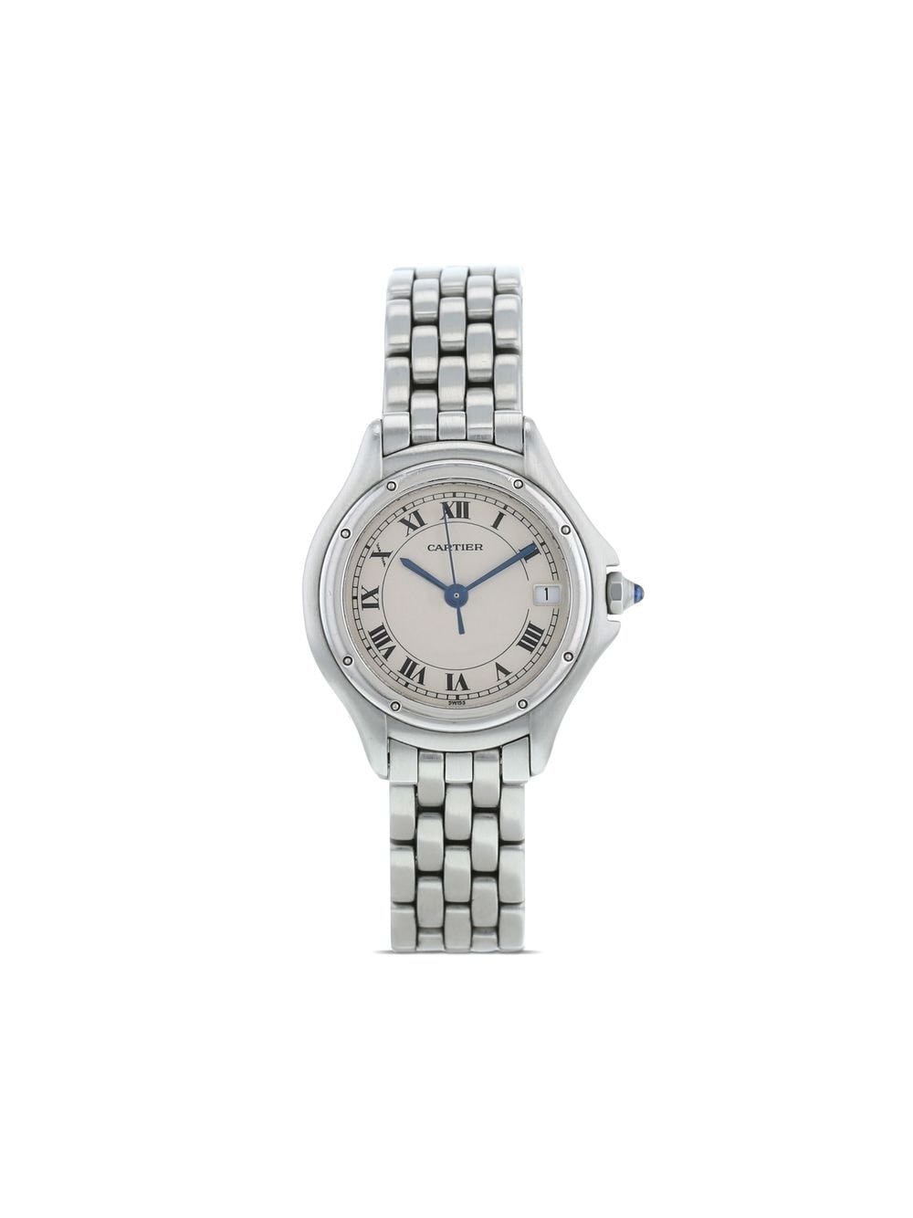 Cartier 1990 pre-owned Cougar horloge - Beige