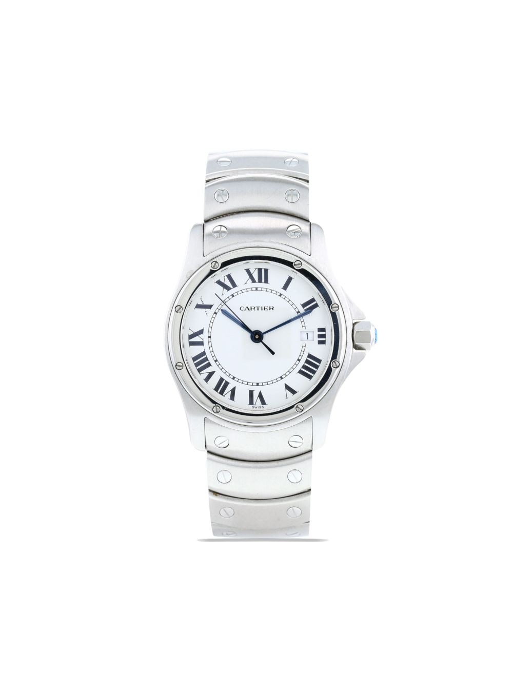 Cartier 1990s pre-owned Cougar horloge - Wit