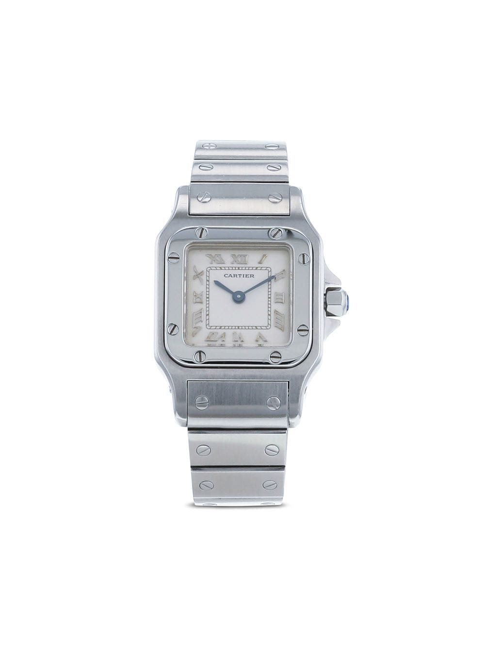 Cartier 1990s pre-owned Santos Galbée horloge - Wit