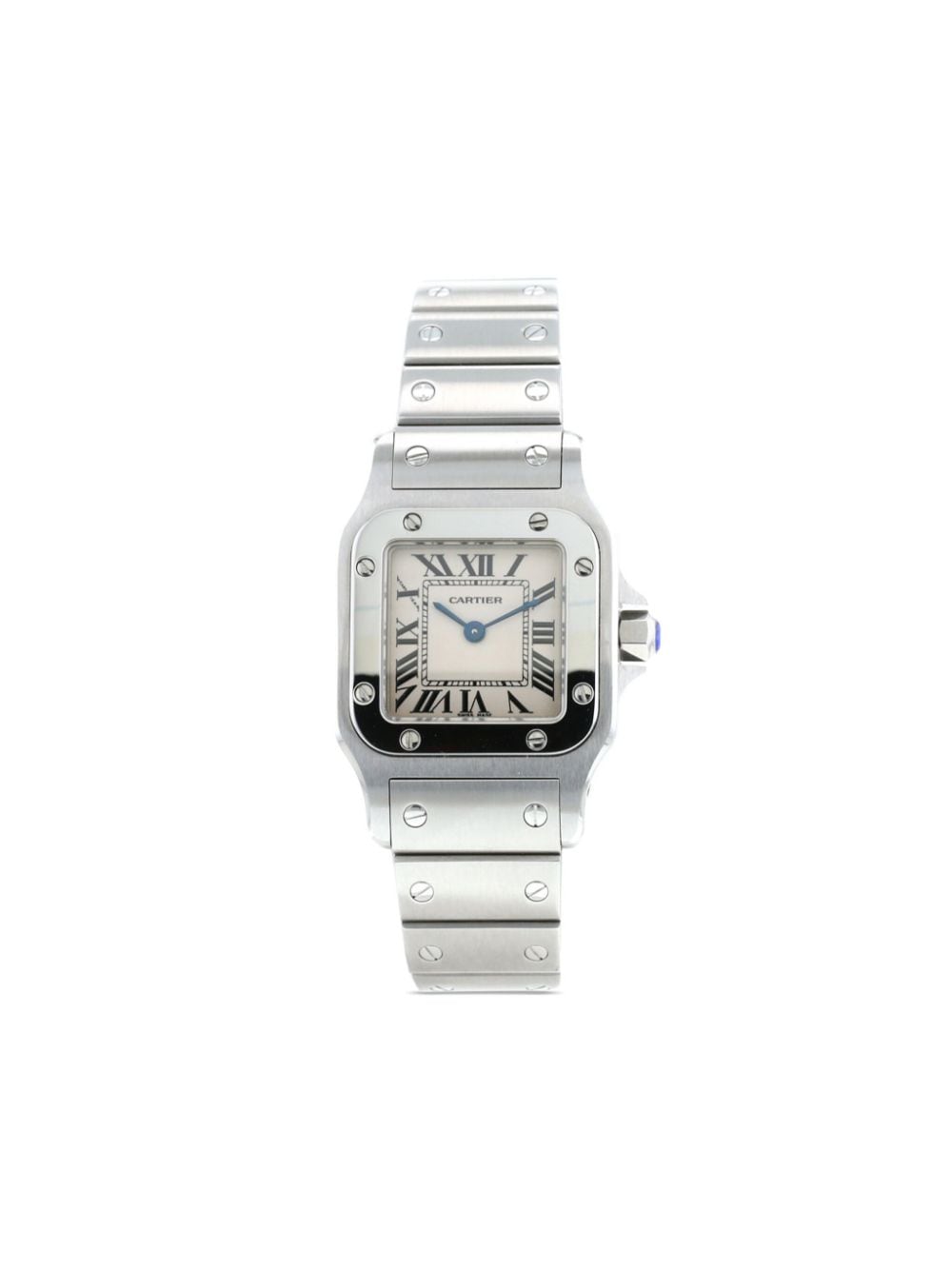 Cartier 2010 pre-owned Santos Galbée 24mm horloge - Zilver