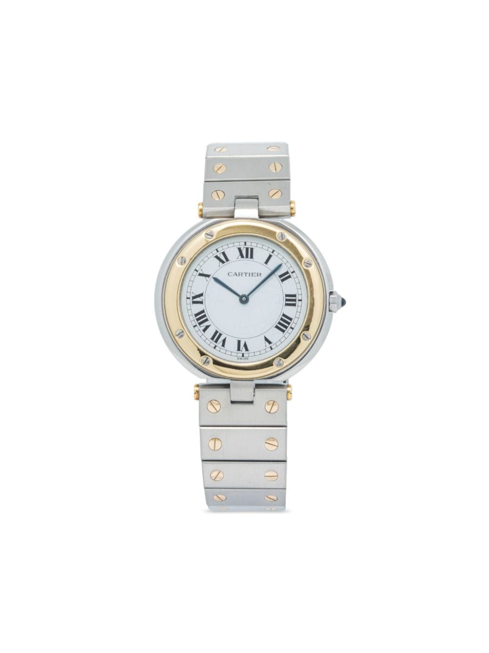 Cartier Pre-owned Santos Ronde Vendôme 27 mm horloge - Wit