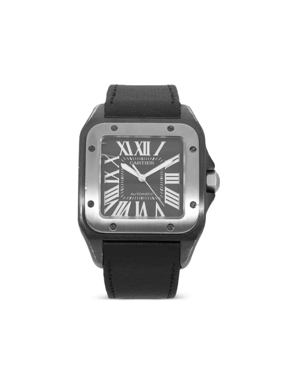 Cartier Pre-owned Santos horloge - Zwart