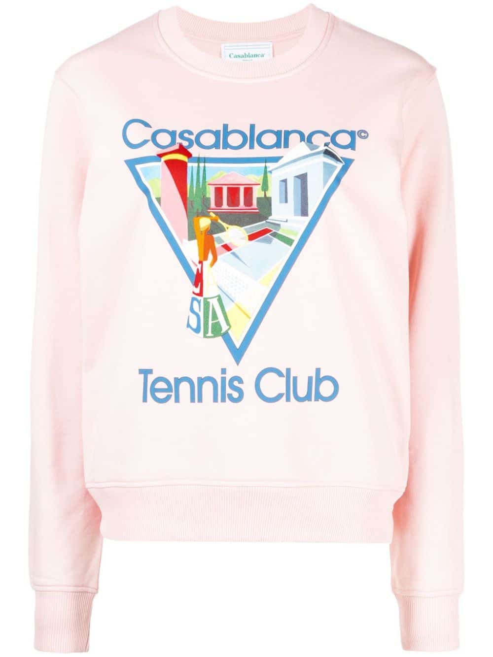 Casablanca Sweater van biologisch katoen - Roze