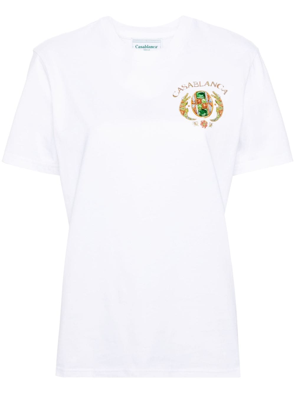 Casablanca T-shirt met print - Wit