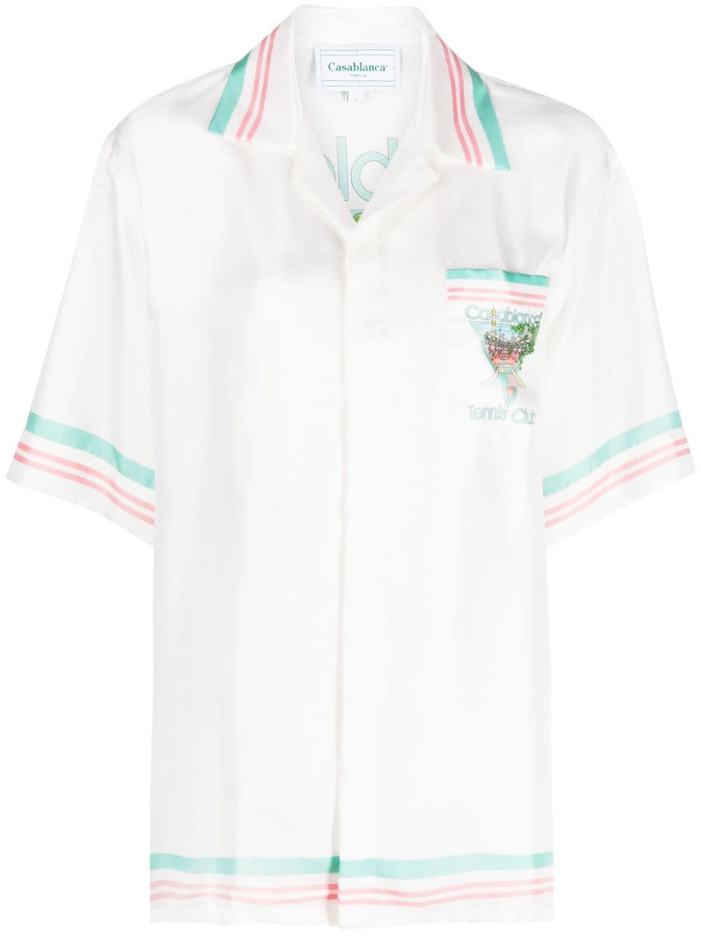 Casablanca Zijden blouse - Wit