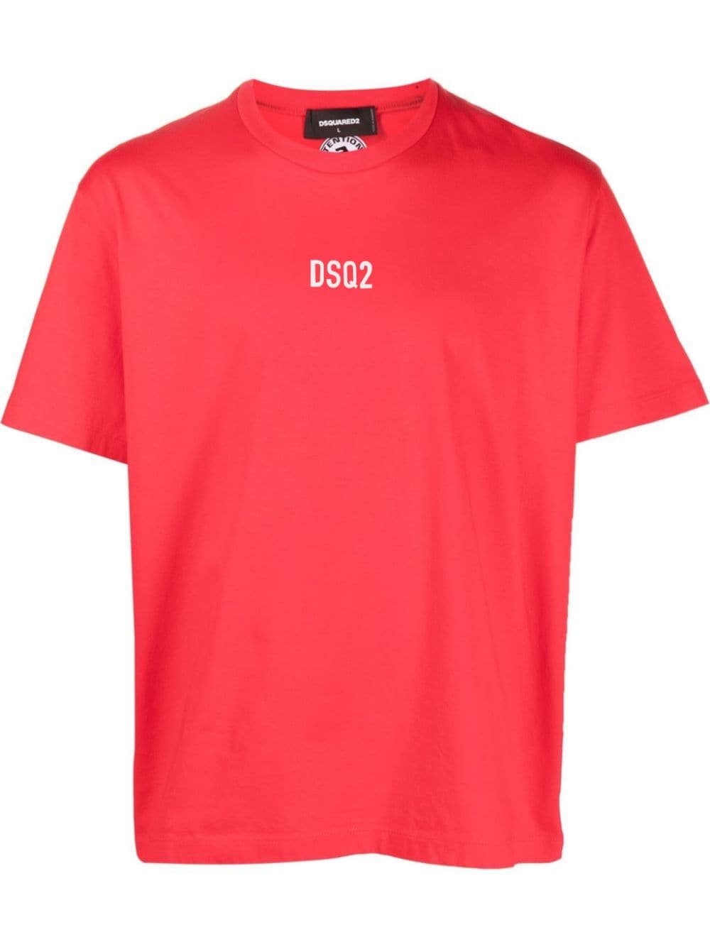 Dsquared2 T-shirt met logoprint - Rood