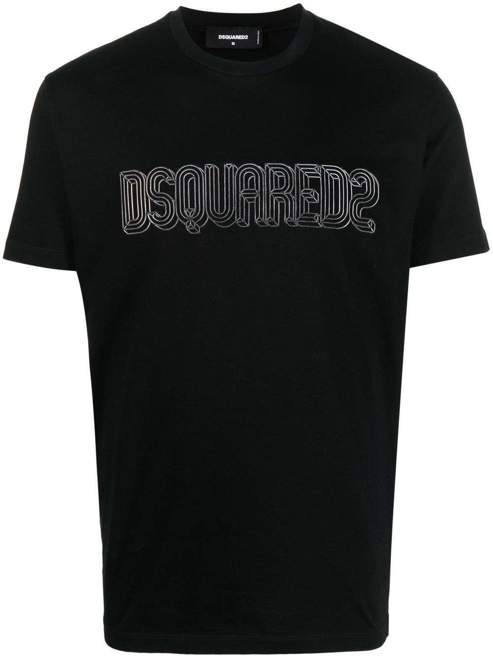 Dsquared2 logo-print cotton T-shirt - Zwart