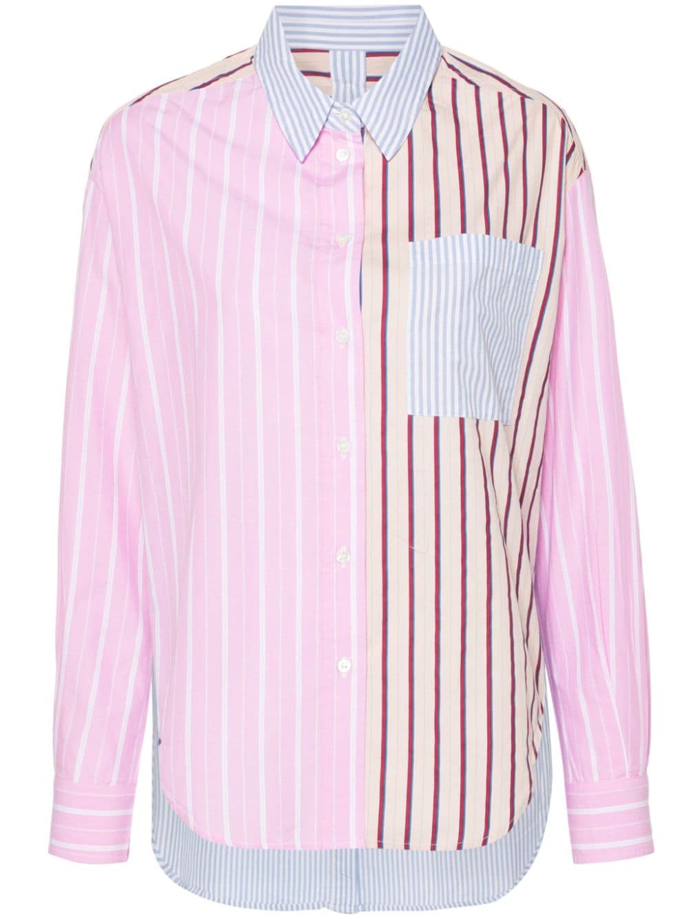 Essentiel Antwerp Gestreepte blouse - Roze