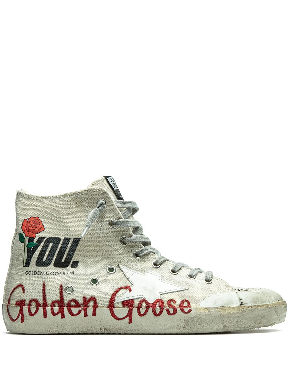 Golden Goose Francy high-top sneakers - Beige