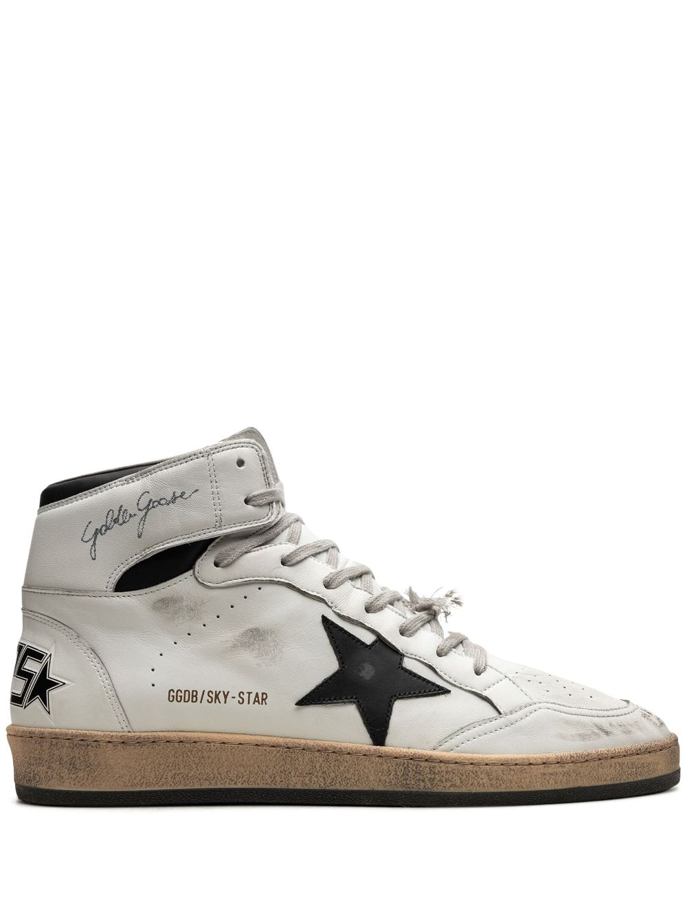 Golden Goose "Sky-Star ""Multi-Colour"" high-top sneakers" - Wit