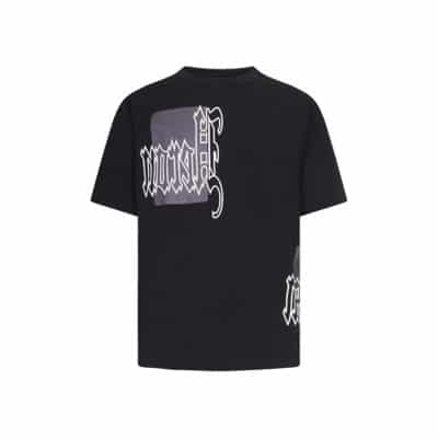Gotisch Zwart Katoen Polyester T-shirt Heron Preston , Multicolor , Heren