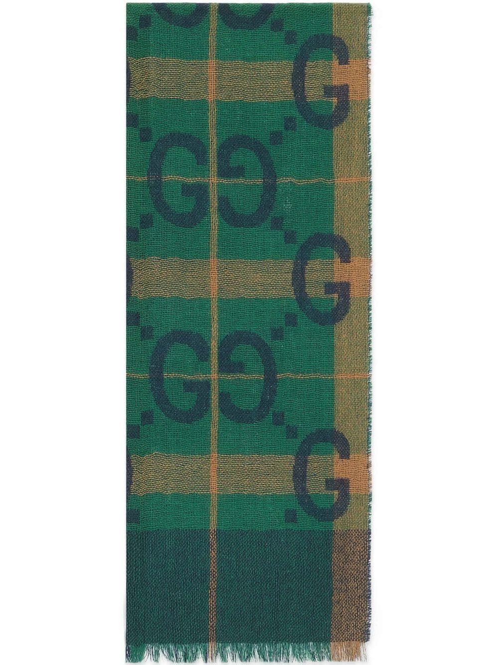 Gucci Sjaal met GG-patroon - Groen