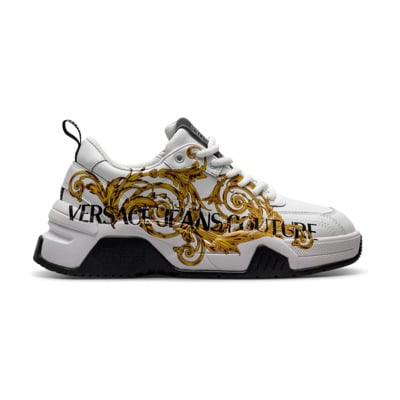 Herensneakers Versace Jeans Couture 73Ya3Sf6 Zp163 G03 Wit Versace Jeans Couture , White , Heren