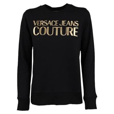 Katoenen Sweatshirt van Versace Jeans Couture Versace Jeans Couture , Black , Dames