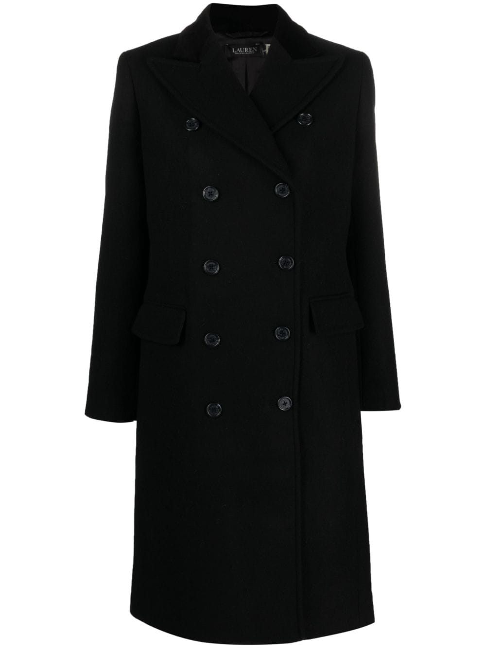 Lauren Ralph Lauren Eldridge jas met dubbele rij knopen - Zwart