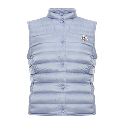'Liane' vest met logo Moncler , Blue , Dames