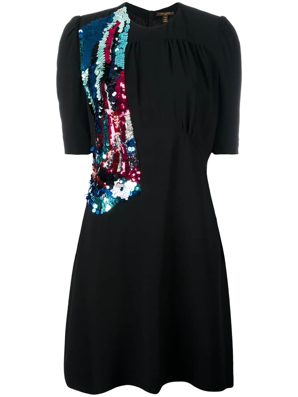 Louis Vuitton Pre-Owned 2014 jurk met pailletten - Zwart