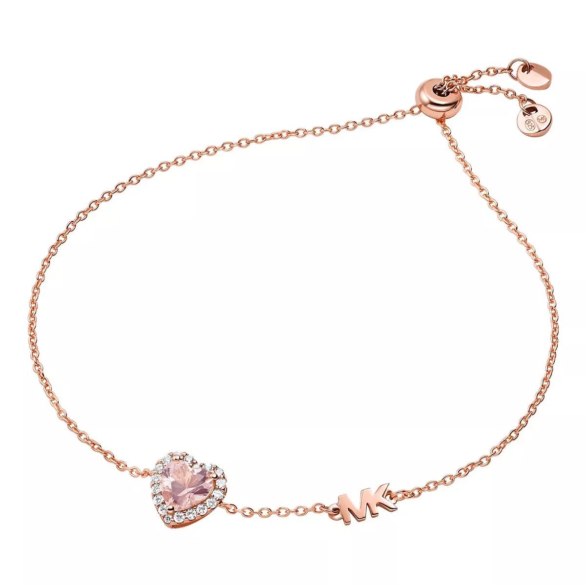 Michael Kors Armbanden - 14K Rose Gold-Plated Heart-Cut Bracelet in gold