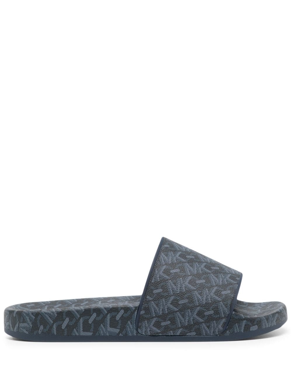 Michael Kors Jake slippers met logoprint - Blauw