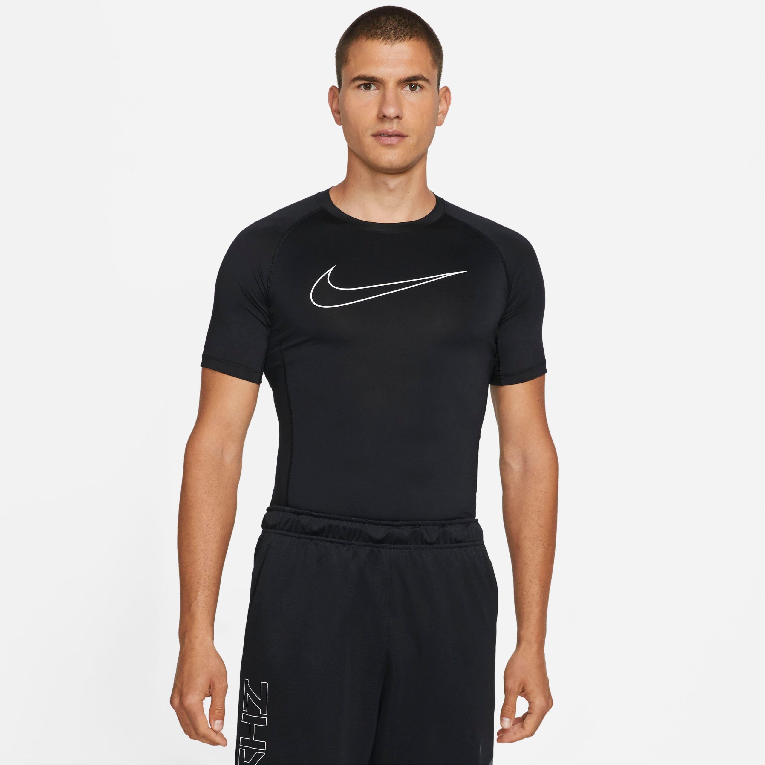 NU 20% KORTING: Nike Trainingsshirt PRO DRI-FIT MENS TIGHT FIT SHORT-SLEEVES