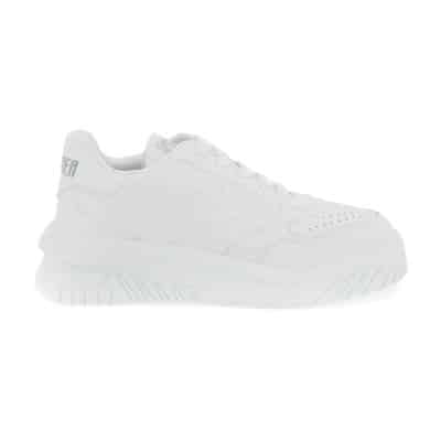 Odissea Leren Sneakers Versace , White , Heren