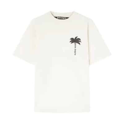 Off White Palm T-Shirt Palm Angels , White , Heren