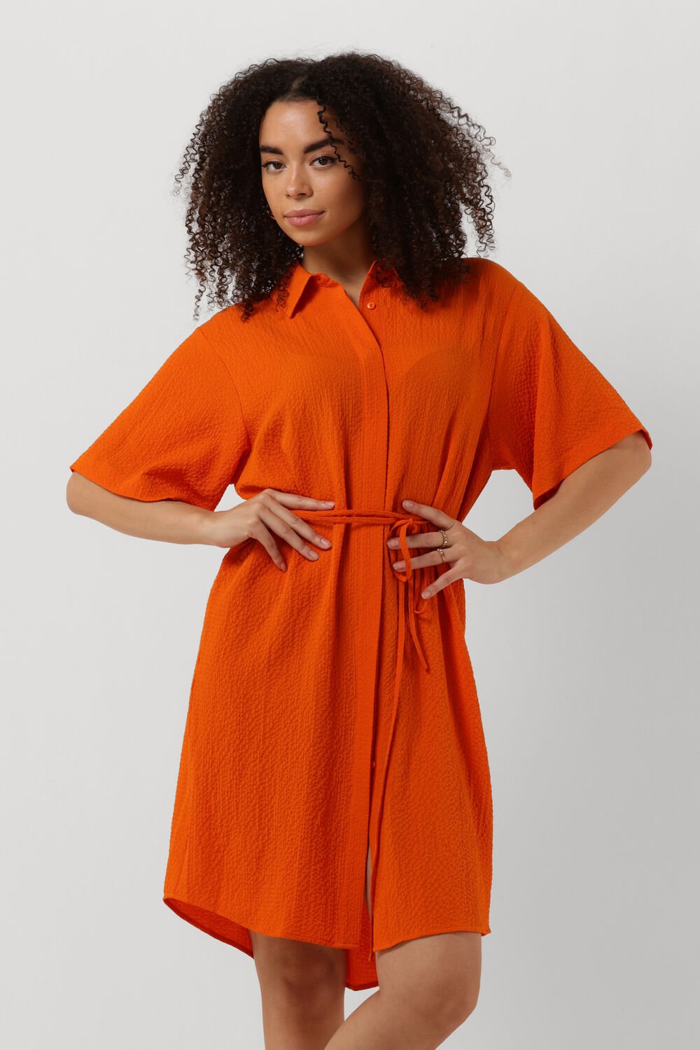 Oranje Another Label Mini Jurk Liatris Dress