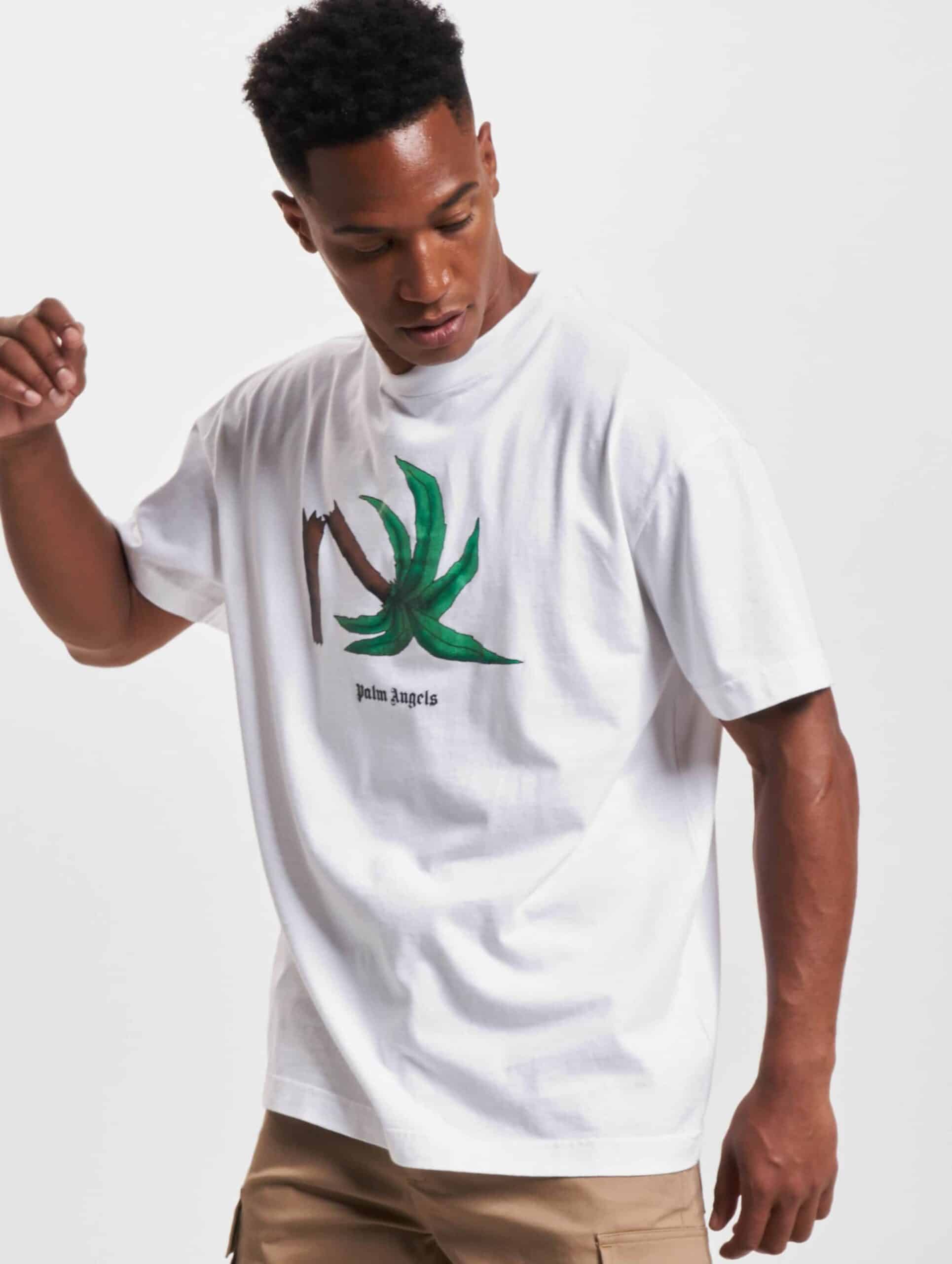 Palm Angels Broken T-Shirt Männer,Unisex op kleur wit, Maat XXL
