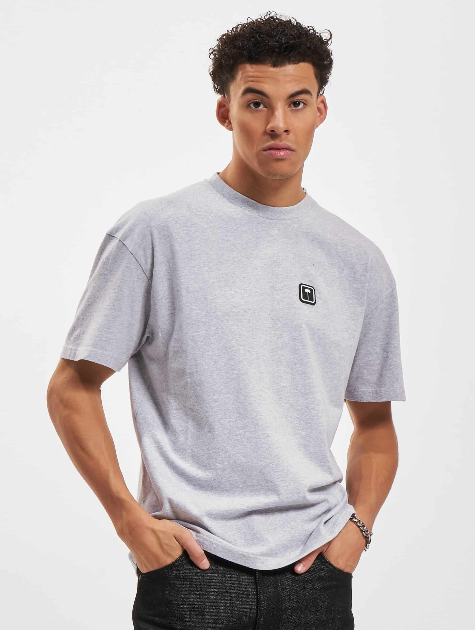 Palm Angels T-Shirt Unisex op kleur grijs, Maat L