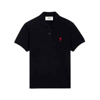 Polo Shirts Ami Paris , Black , Heren