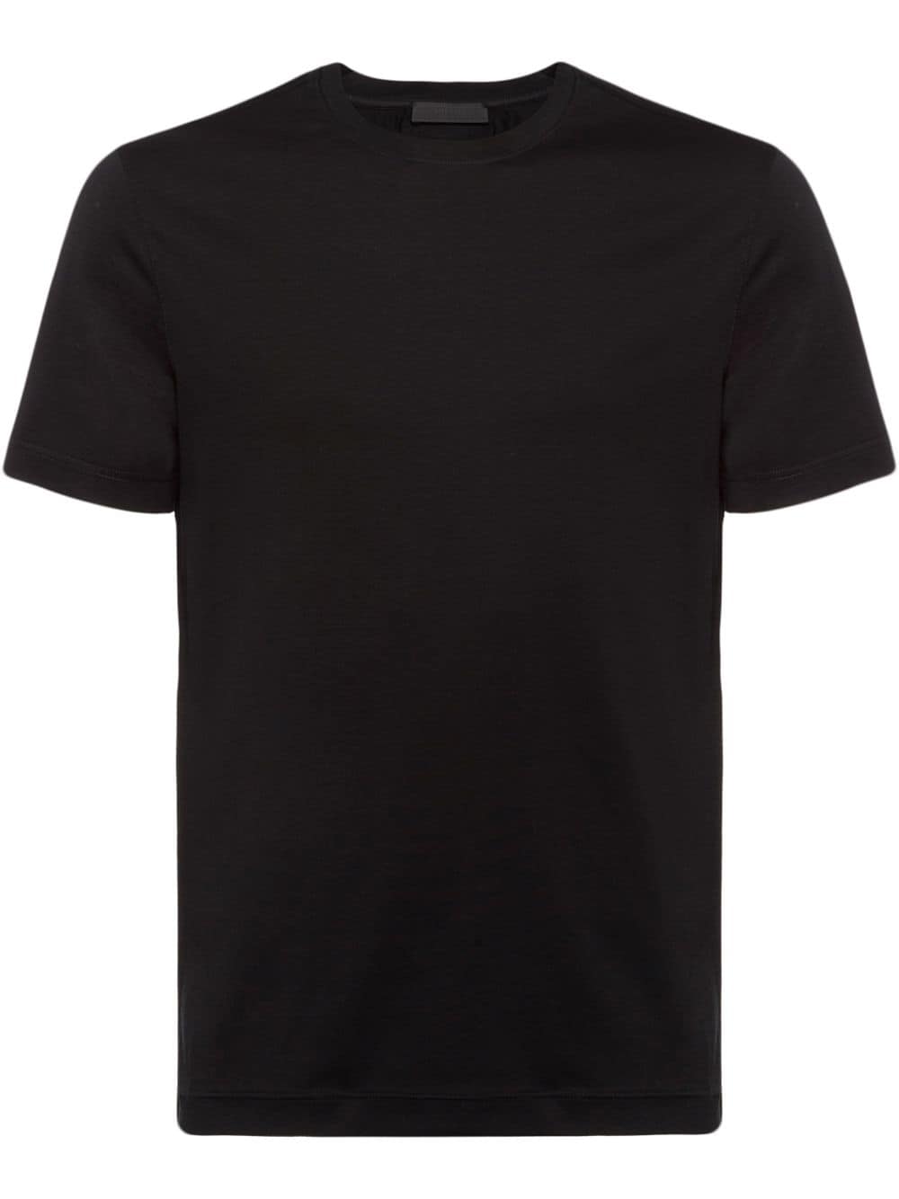 Prada T-shirt met ronde hals - Zwart