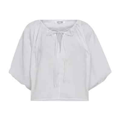 Primacc Puff Blouse 4000-Wit Co'Couture , White , Dames