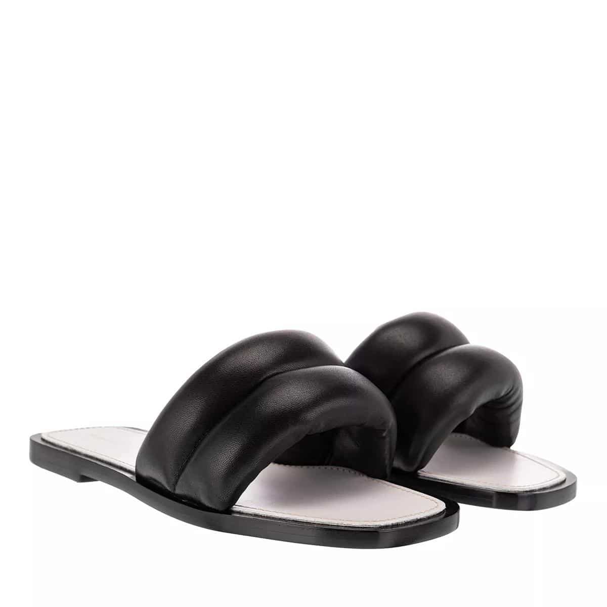 Proenza Schouler Slippers - Puffy Slide in zwart