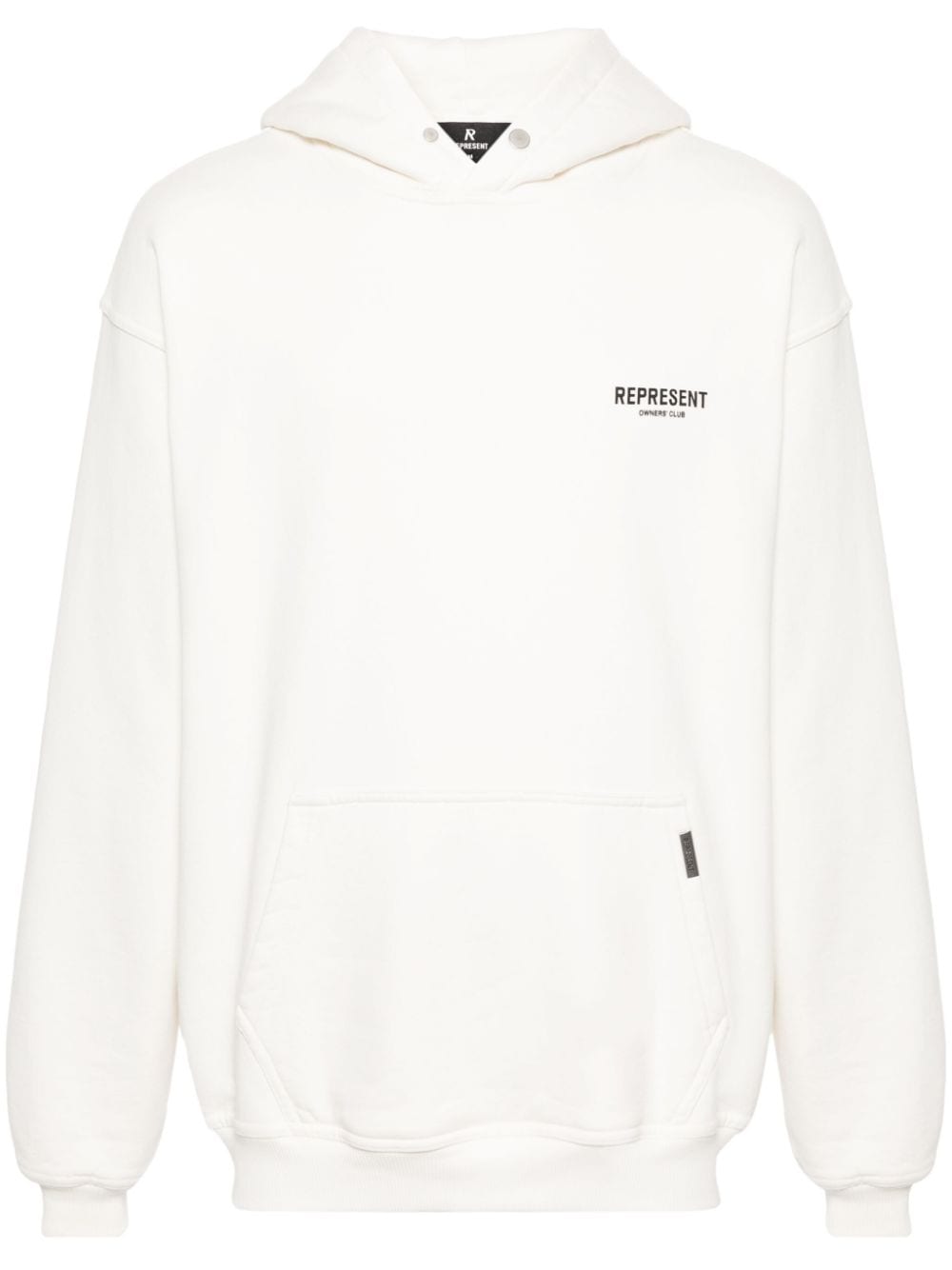 Represent Katoenen hoodie met print - Wit