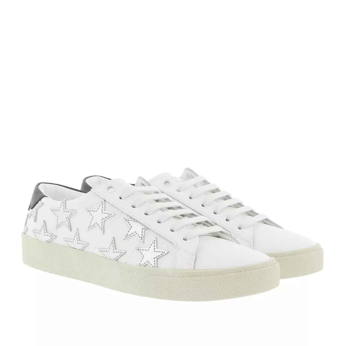 Saint Laurent Sneakers - Star Sneakers Leather in wit