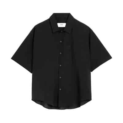 Short Sleeve Shirts Ami Paris , Black , Heren