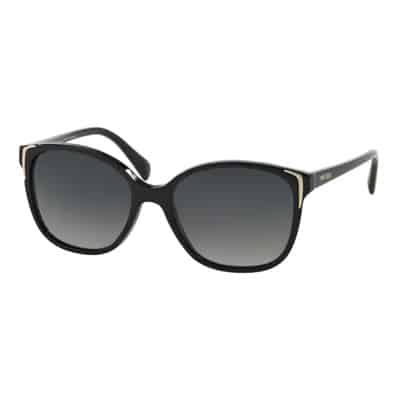 Stijlvolle zonnebril voor vrouwen Prada , Black , Dames