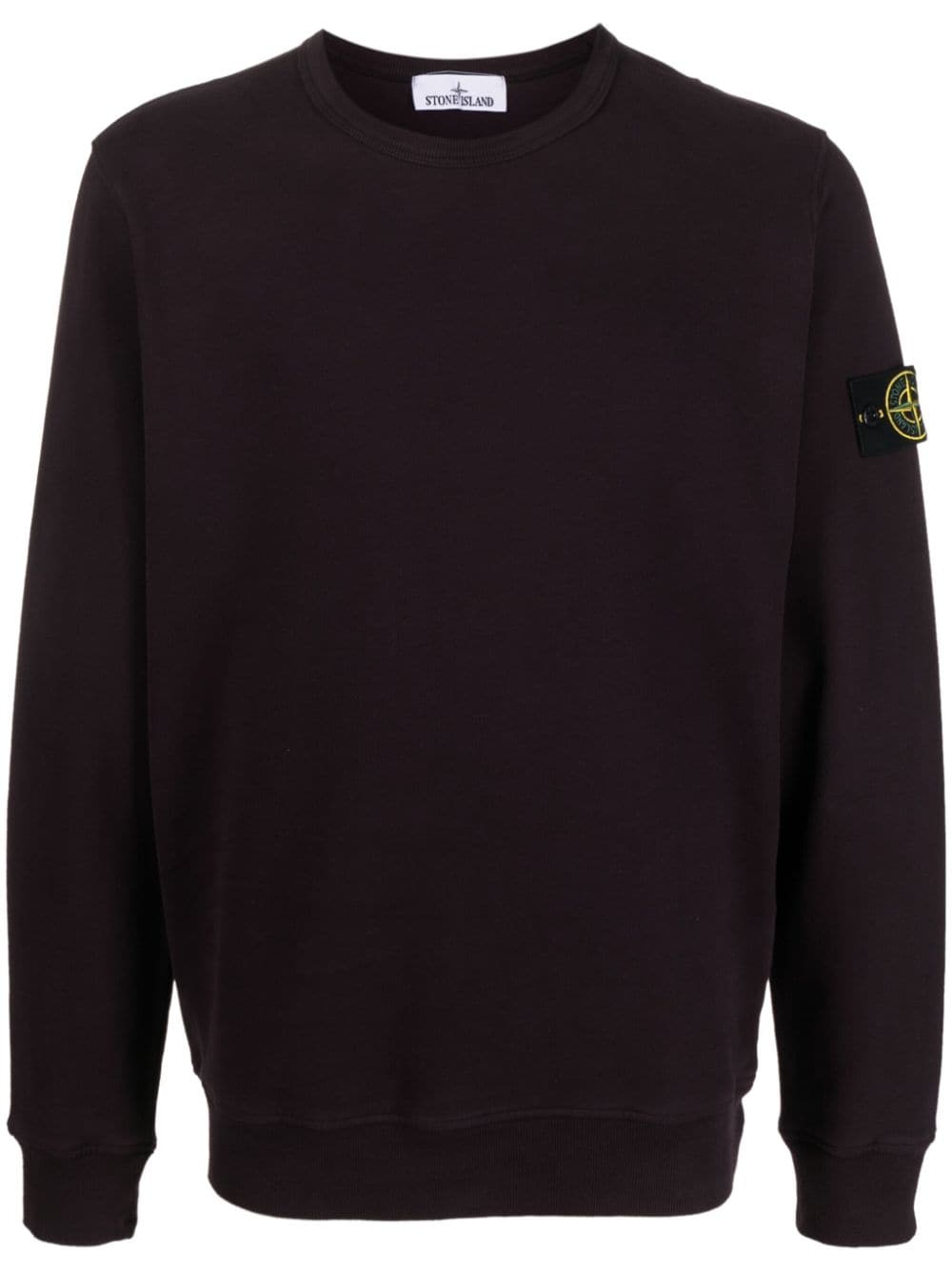 Stone Island Sweater met Compass-logopatch - Paars