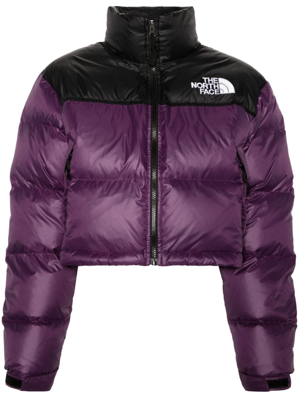 The North Face Nuptse colour-block puffer jacket - Paars