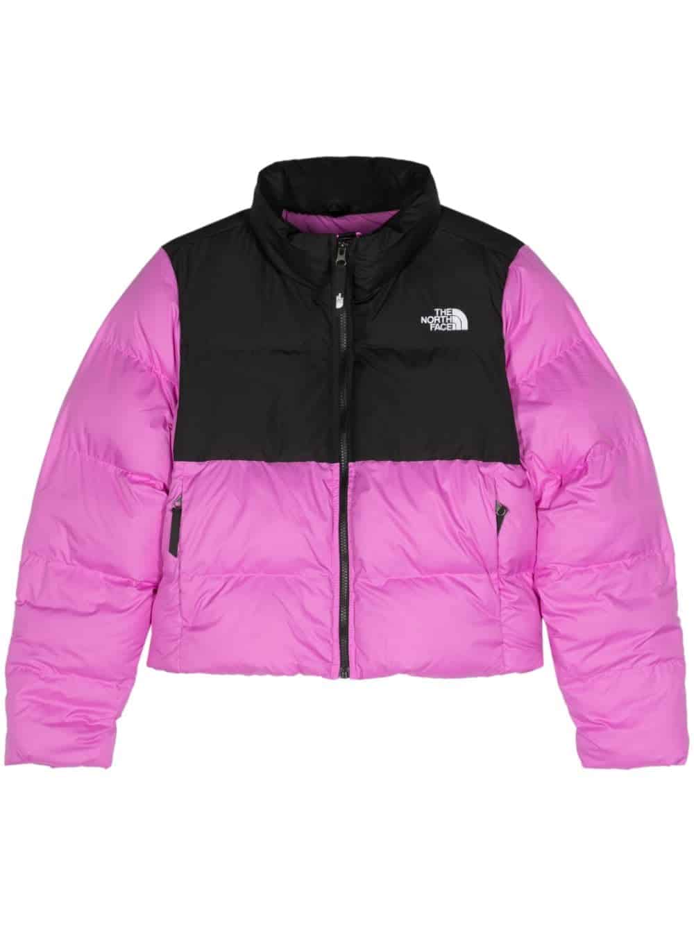 The North Face Saikuru cropped puffer jacket - Roze